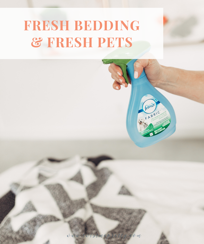 How To Keep Your Home Fresh With Pets Febreeze and Twistmepretty.com