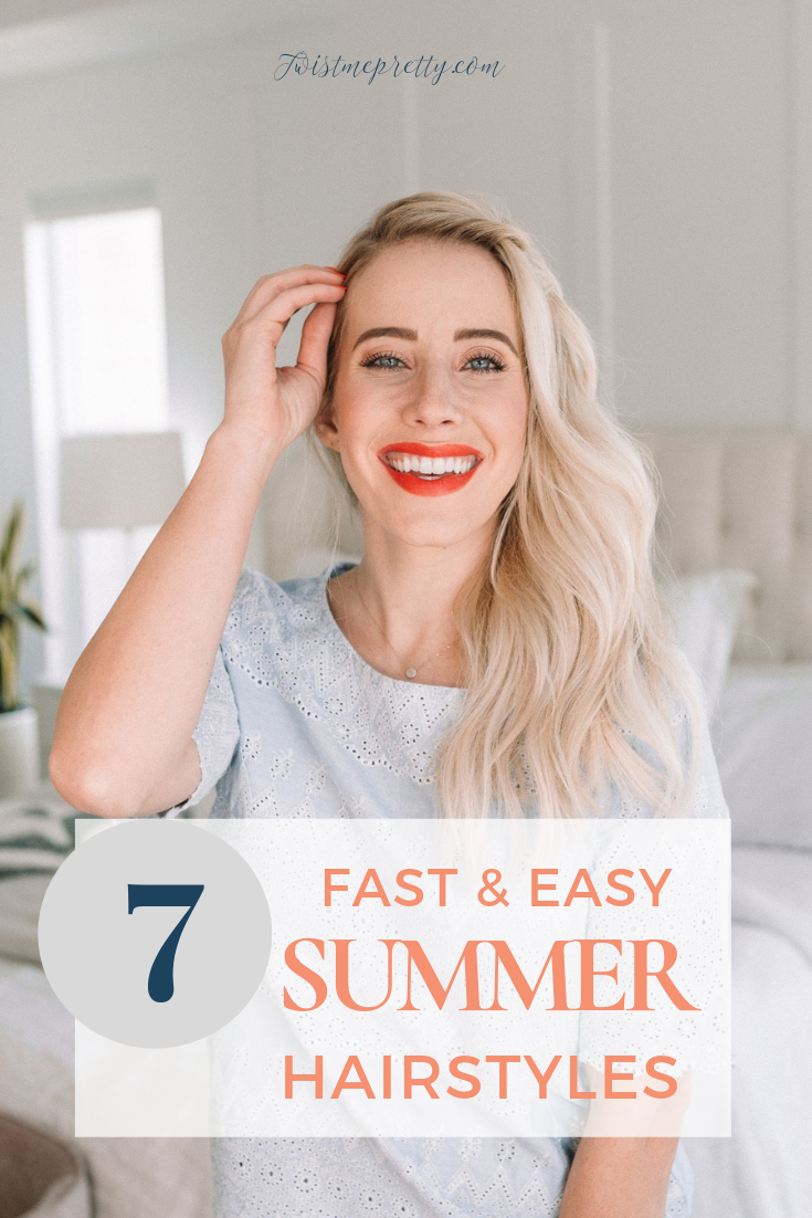 Love these 7 hairstyles that are perfect for summer from twistmepretty.com