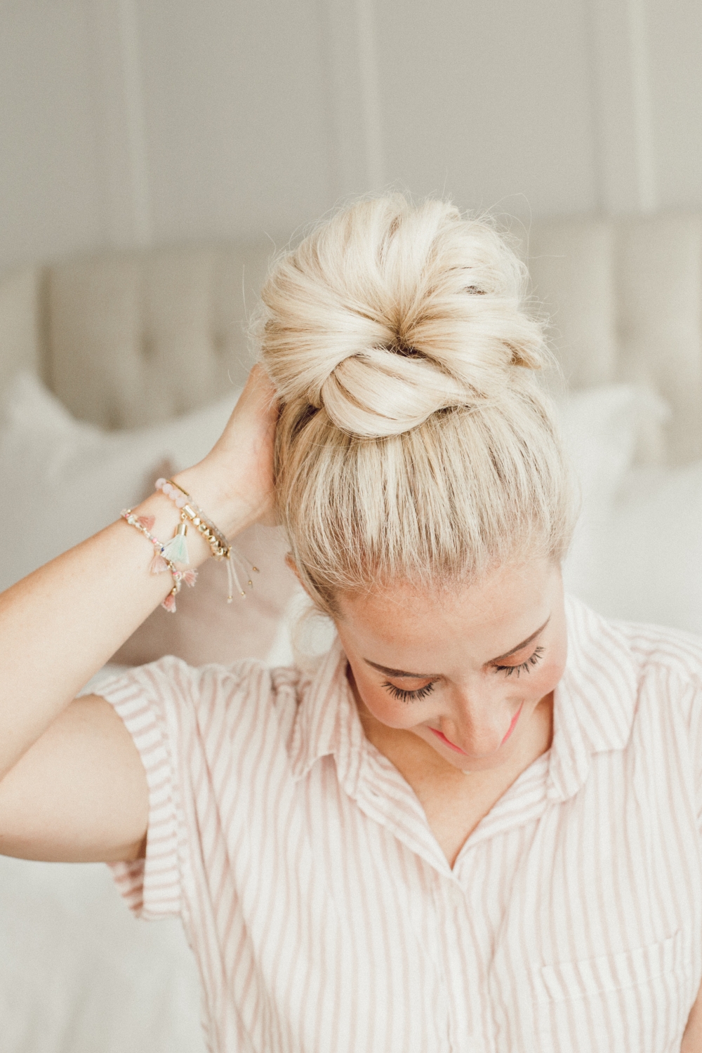 I love this bun from Twistmepretty.com