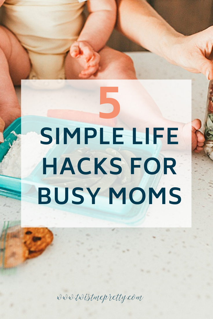 These are such simple and easy ideas to make life easier from TwistMePretty.com #momhacks #lifehacks #productivity #motherhood