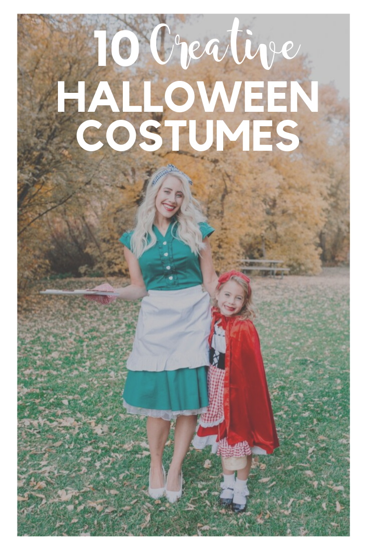 Want an adorable, modest and trendy Halloween costume but don’t have the time or the funds? Here are 10 almost-effortless, adorable costumes that are so easy, it's scary! #diycostume #modest #family Halloween #costume