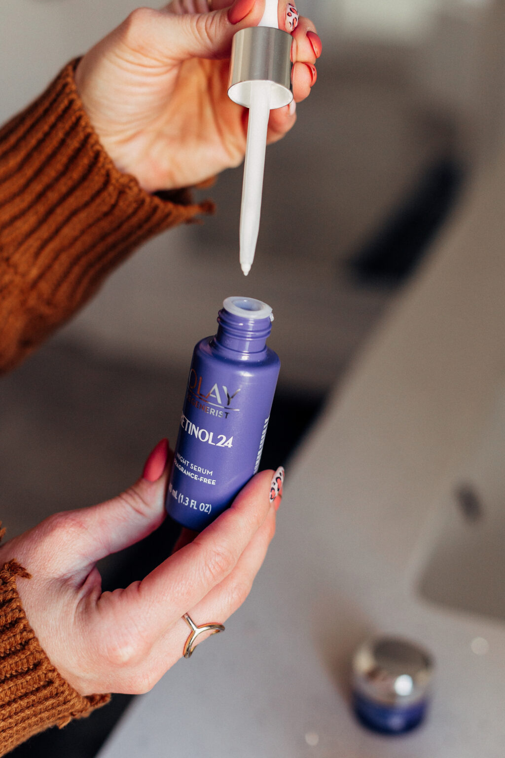 retinol is, it's vitamin A that is meant to enrich your skin as you age. 