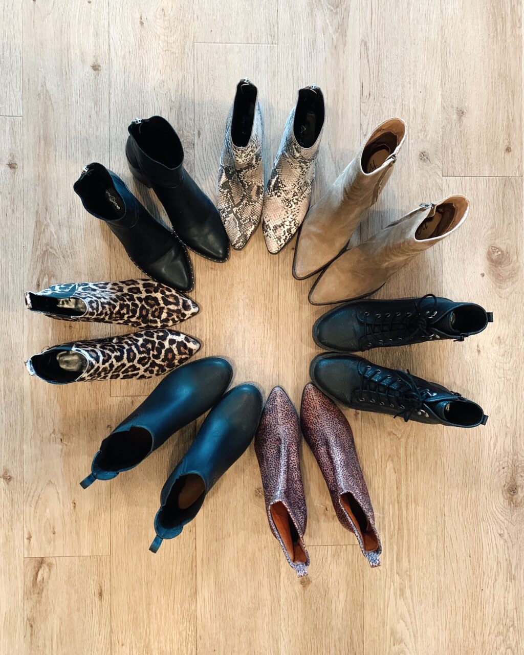 Love this lineup of booties- how to style them, where to get the best deals, what's on trend. SO many cute styles of booties out there!
