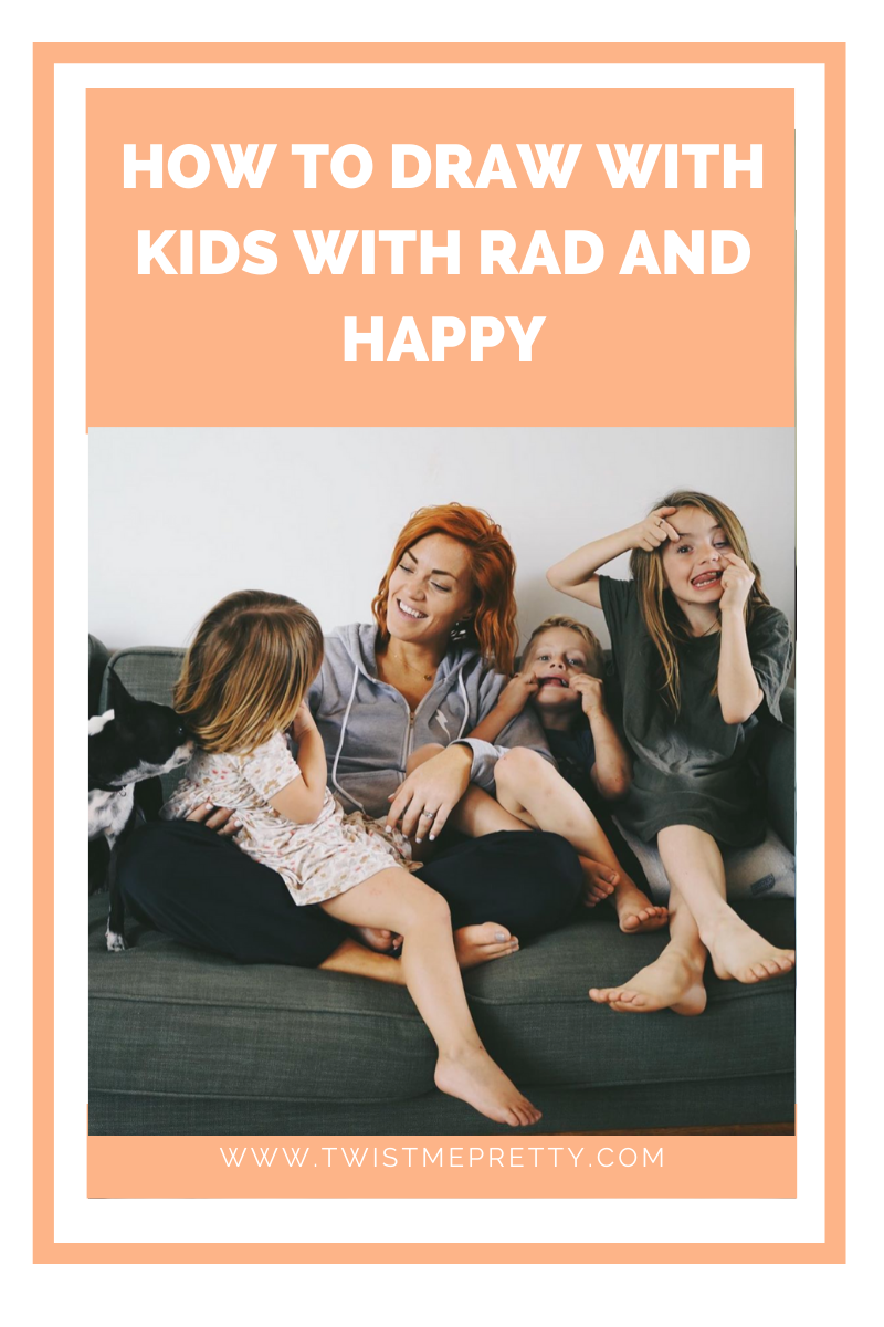 How to draw with kids with Rad and Happy Abby's Survival Series