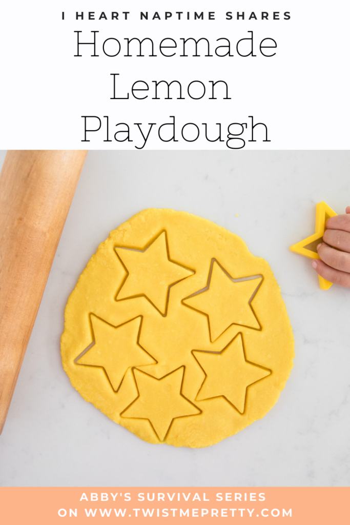 lemon scented playdough