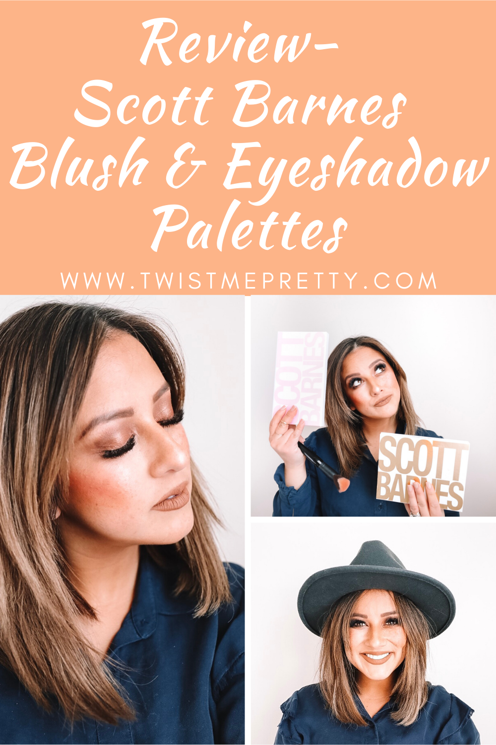 Review- Scott Barnes Blush & Eyeshadow Palettes www.TwistMePretty.com