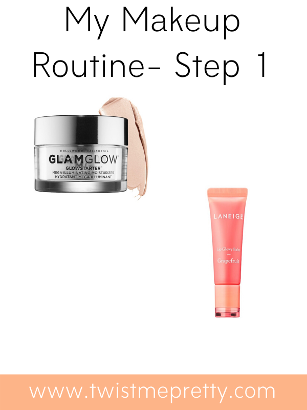 My makeup routine--moisturizers. www.twistmepretty.com