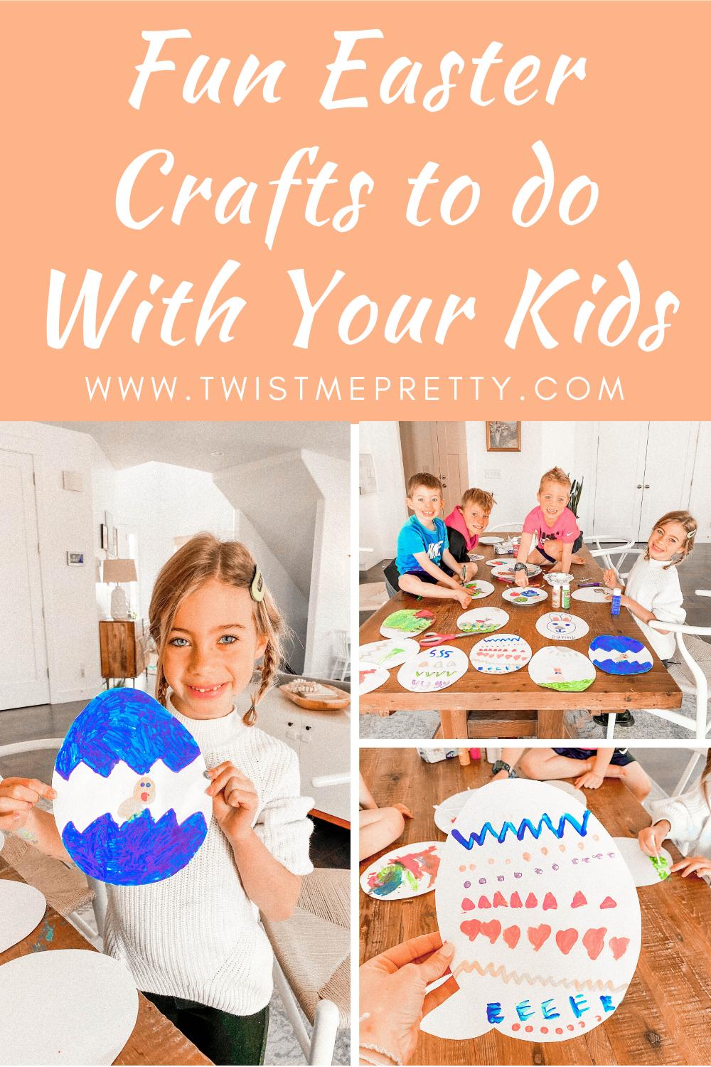 Fun Easter Crafts to Do with Your Kids www.TwistMePretty.com