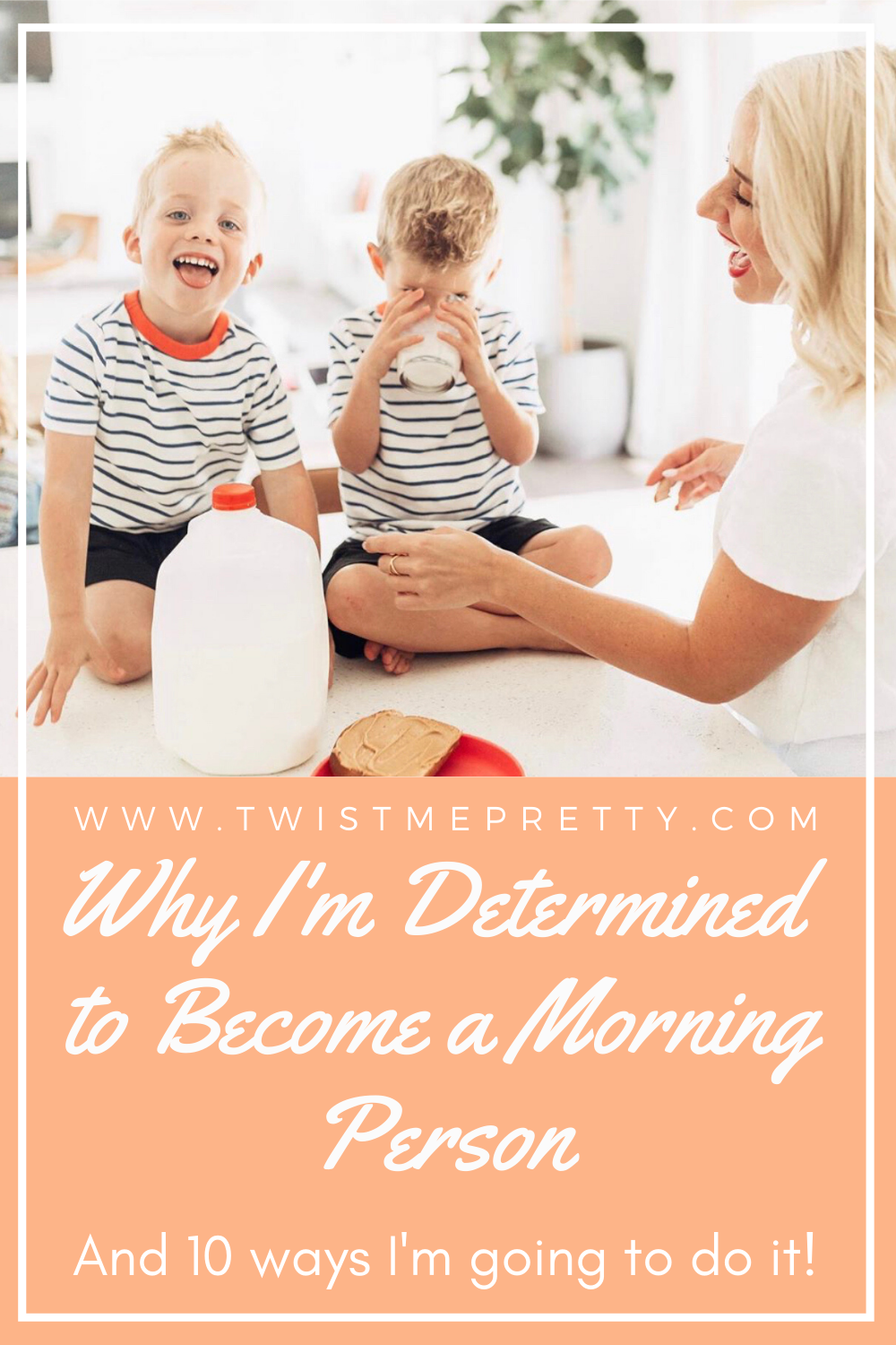 Why I'm determined to become a morning person, and 10 ways I'm going to do it! www.twistmepretty.com