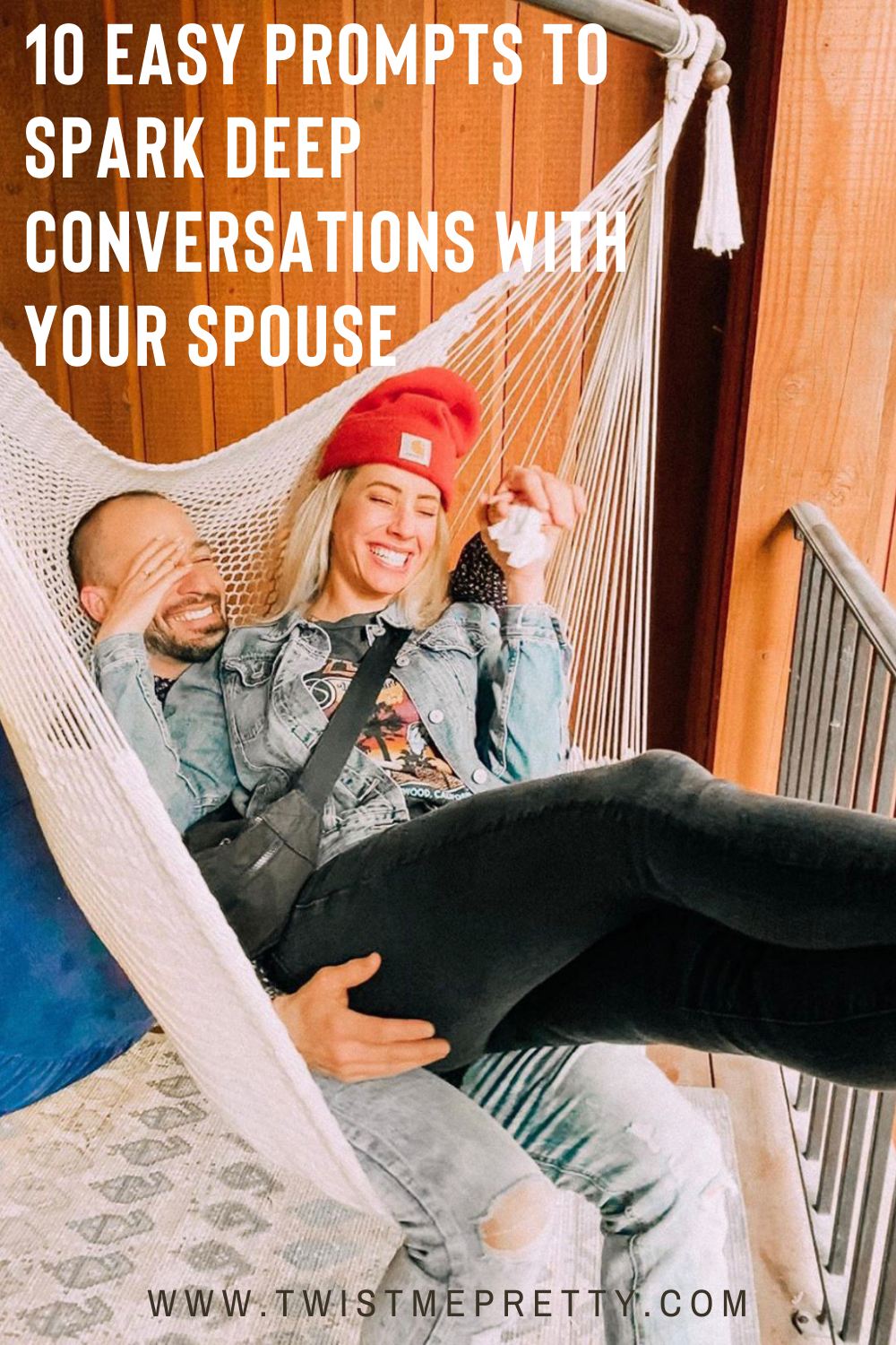 10 easy prompts to spark deep conversations with your spouse. www.twistmepretty.com