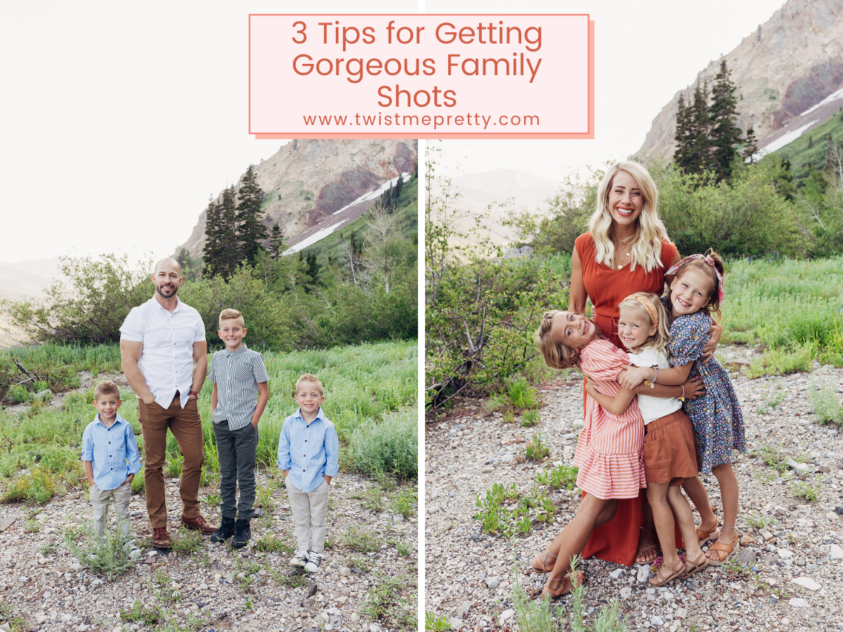 3 Tips for Getting Gorgeous Family Photos www.twistmepretty.com