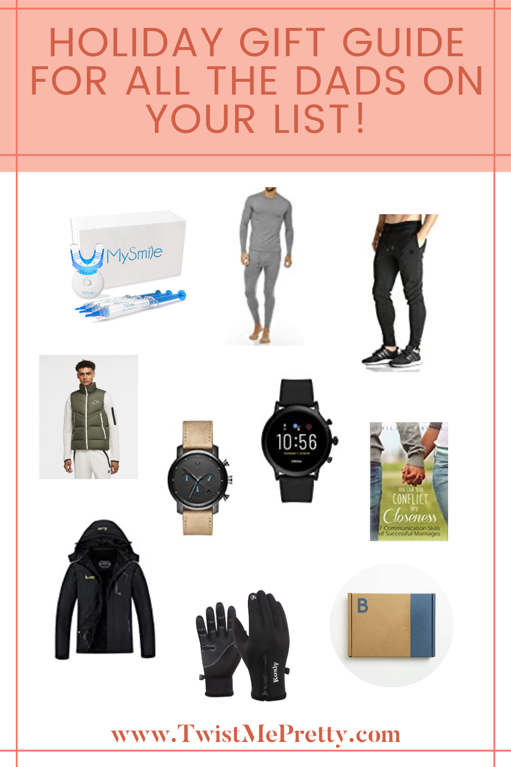 Holiday Gift Guide for Dads. www.twistmepretty.com