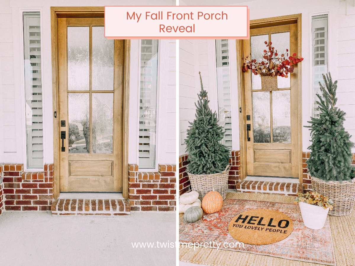 My fall front porch reveal www.twistmepretty.com