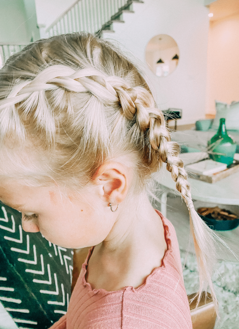 FUN BRAIDED HAIRSTYLE ❤️ I'm all about easy braided hairstyles! This one is  a cute one to do and I love how it looks when it's done. ❤️ Let… | Instagram