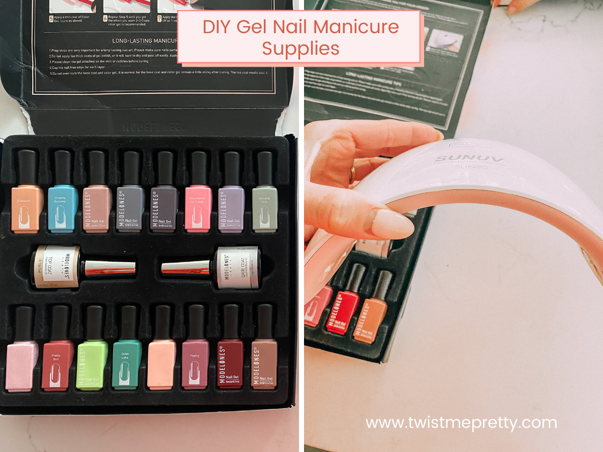 DIY Gel Nail Manicure Supplies www.twistmepretty.com