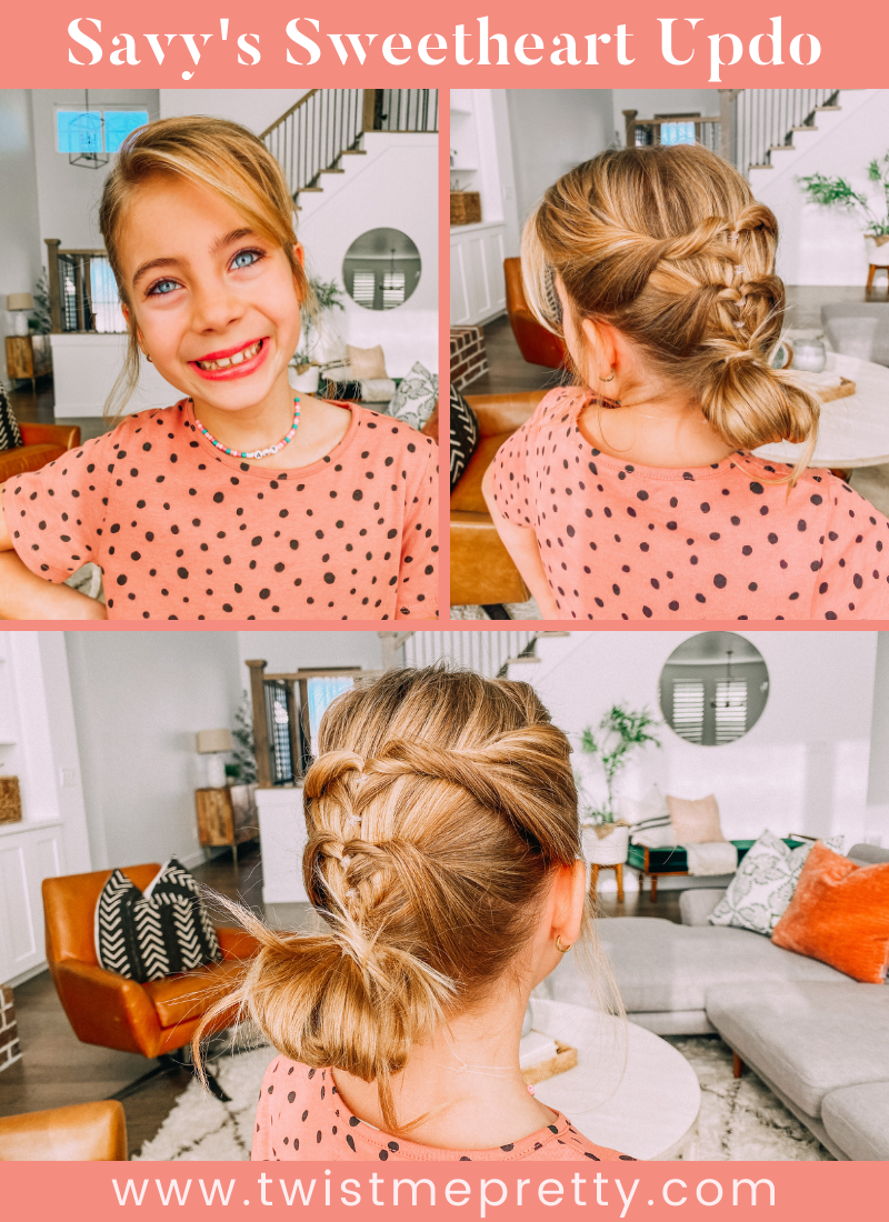 Savy's Sweetheart Updo www.twistmepretty.com