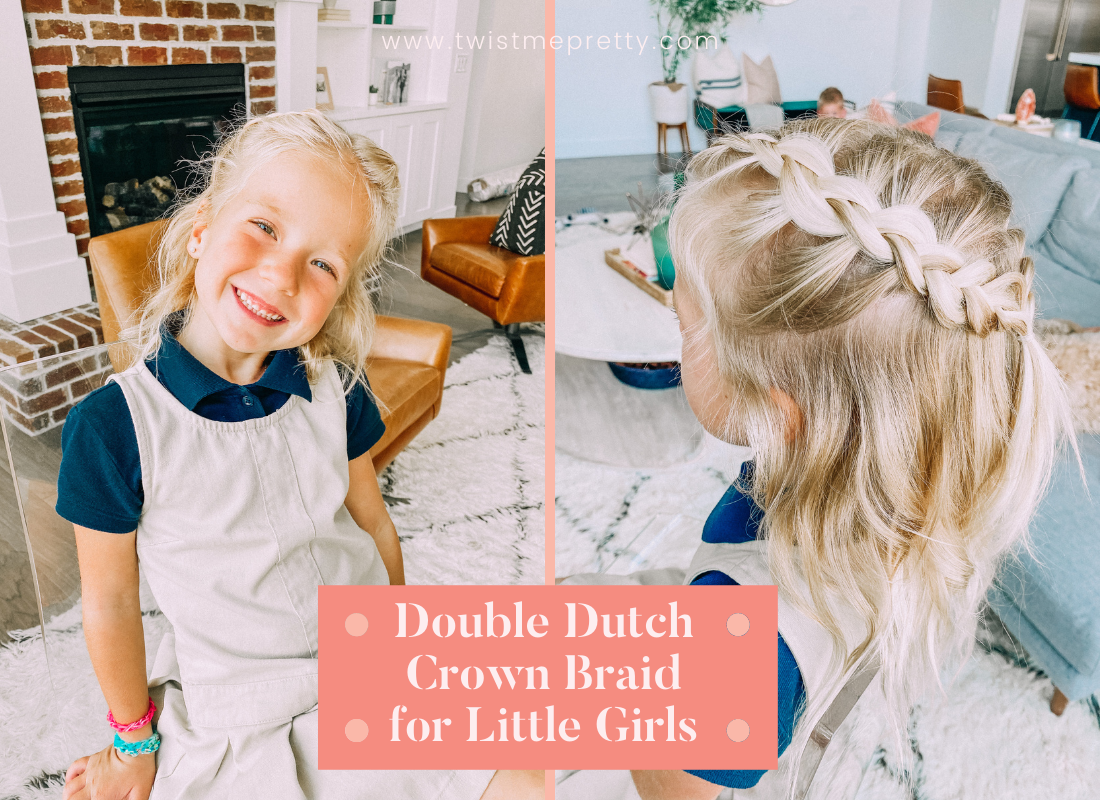 Double Dutch Crown Braid for Little Girls www.twistmepretty.com