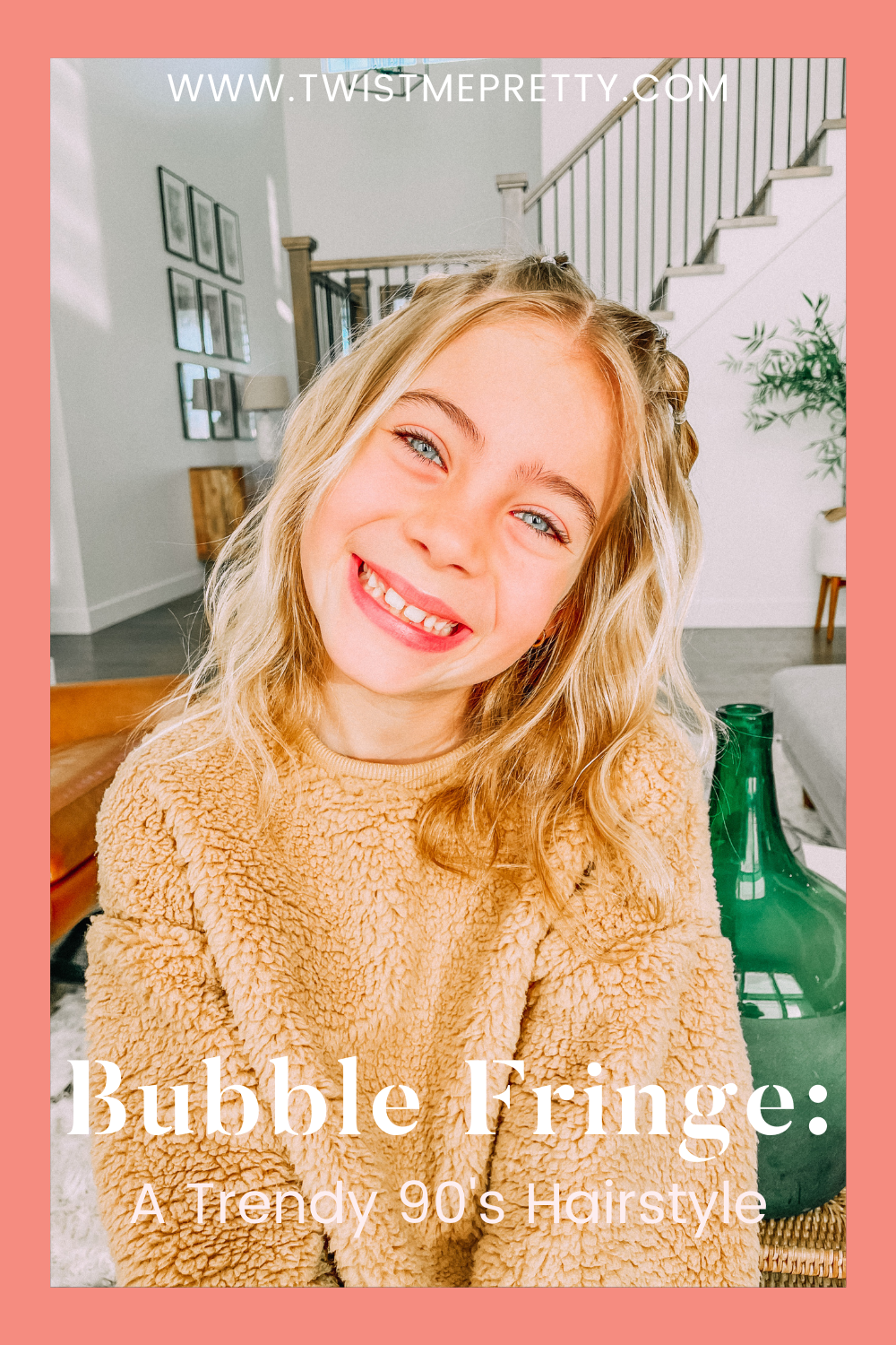 Bubble Fringe: A Trendy 90's Hairstyle www.twistmepretty.com