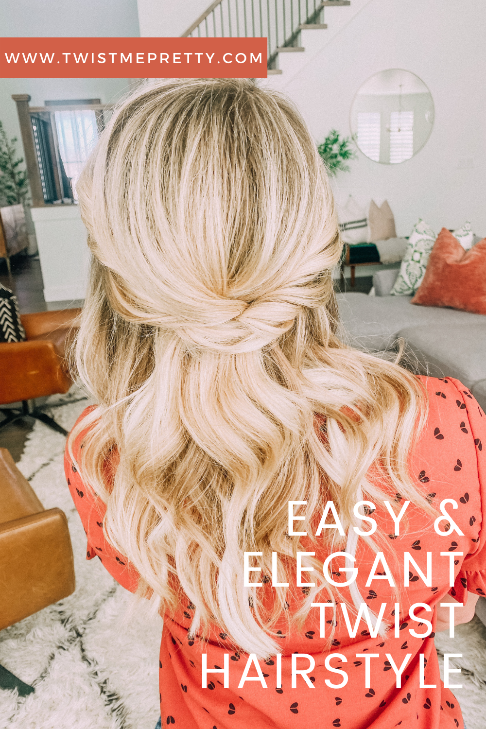 Easy & Elegant Twist hairstyle www.twistmepretty.com