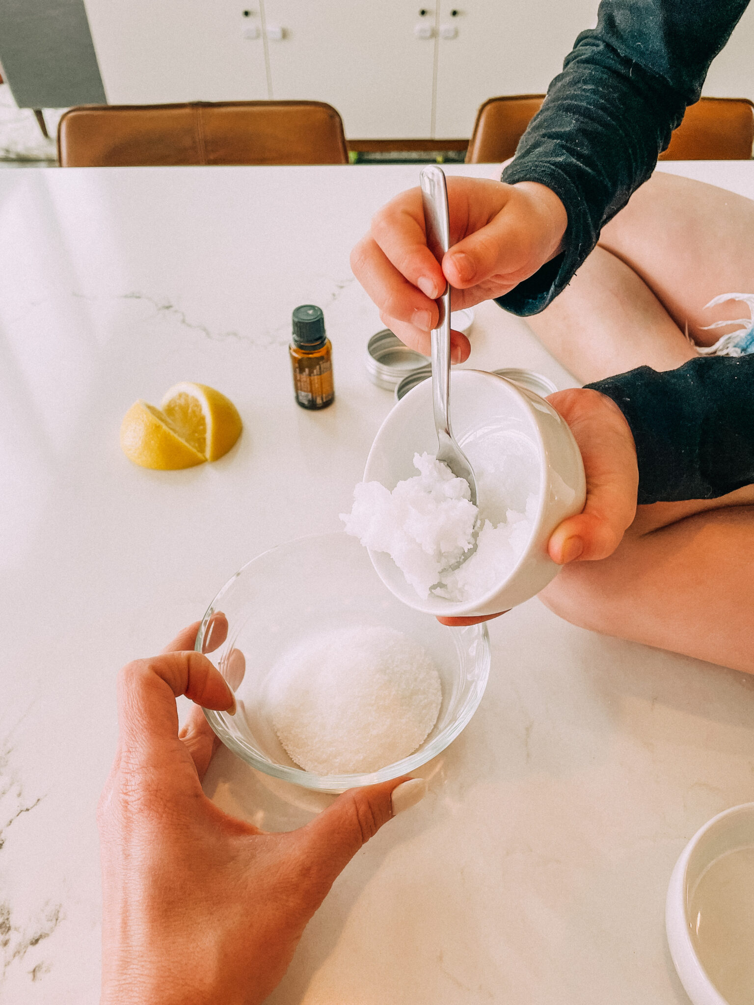 Ingredients for DIY Lip Scrub twistmepretty.com