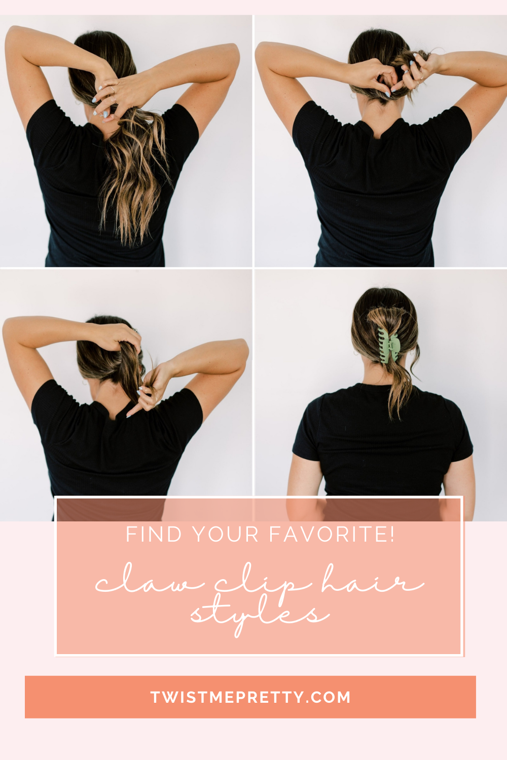 5 Ways to Style Claw Clips - Twist Me Pretty