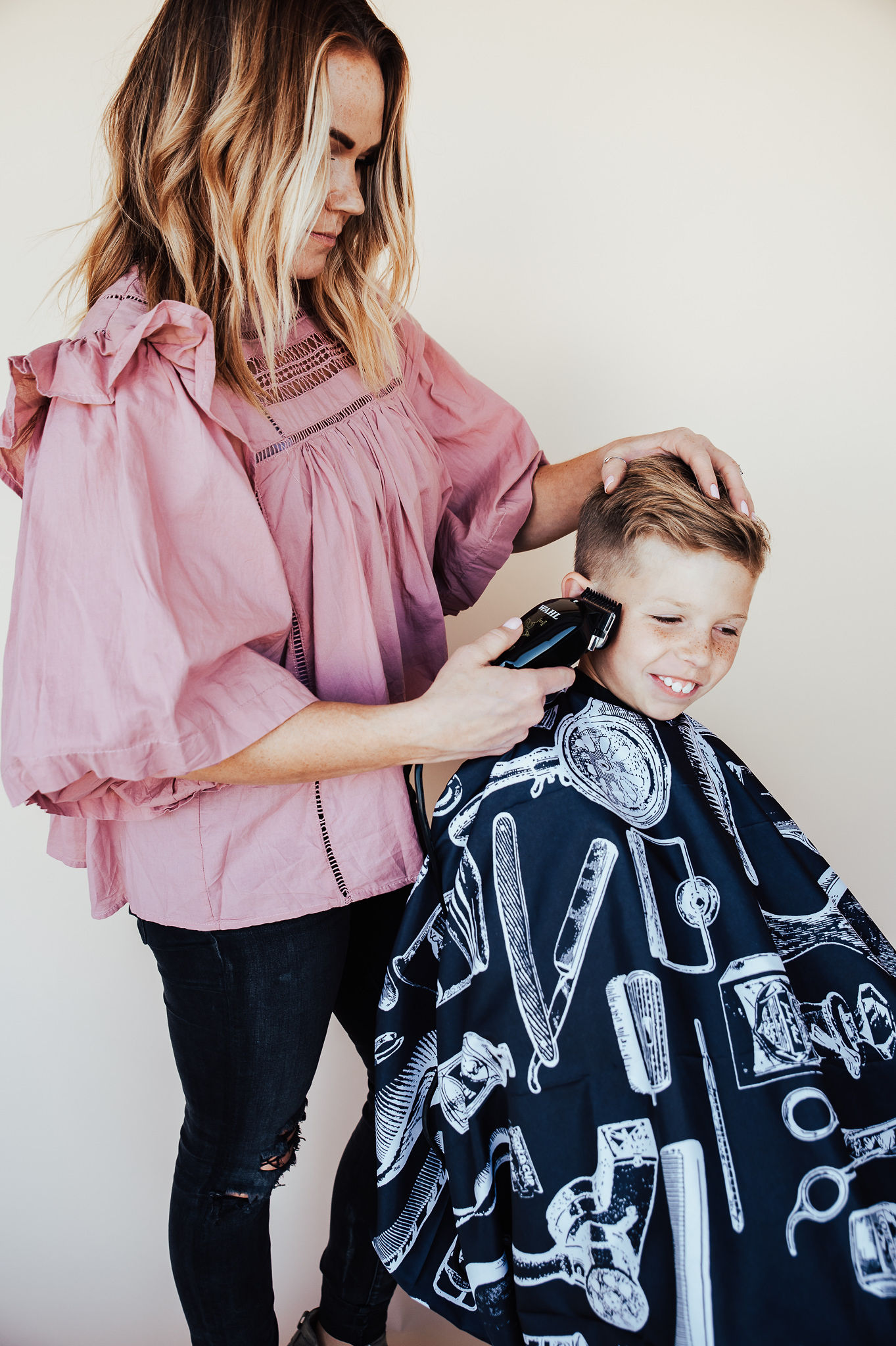 the benefits to cutting your kid's hair at home. www.twistmepretty.com