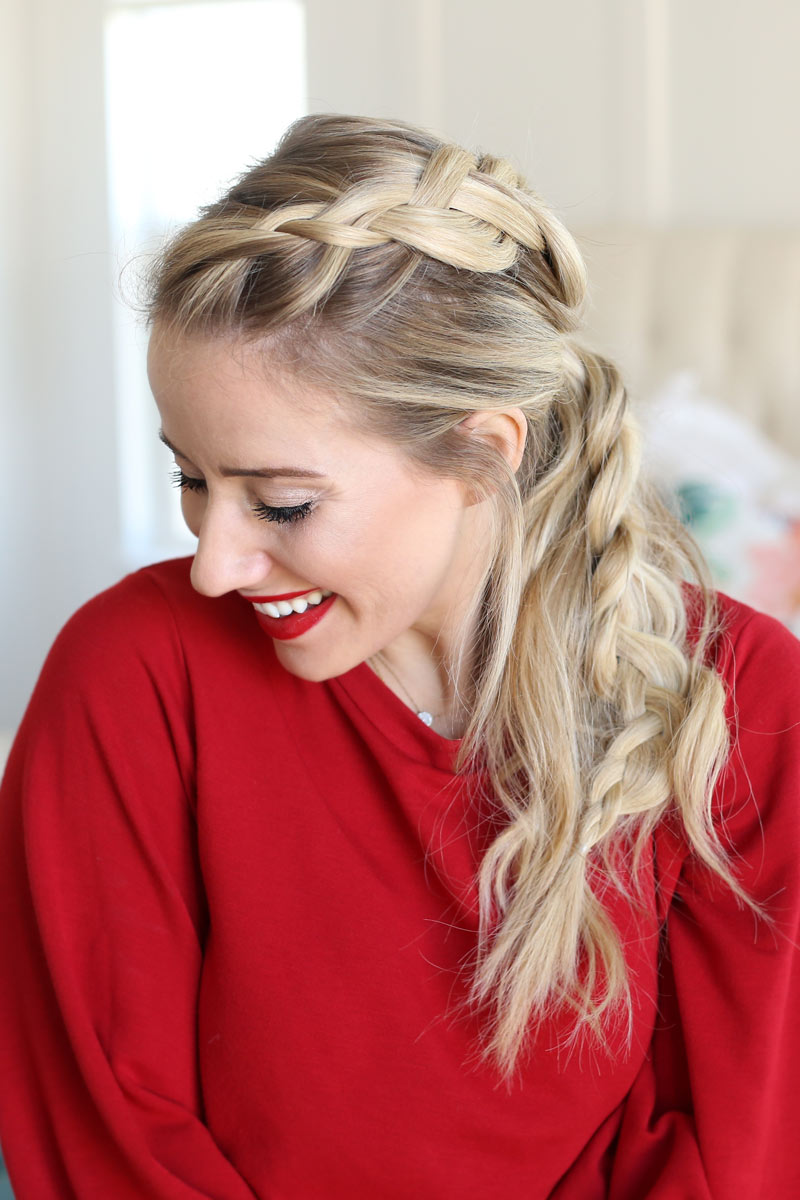 how to do a braided ponytail. www.twistmepretty.com