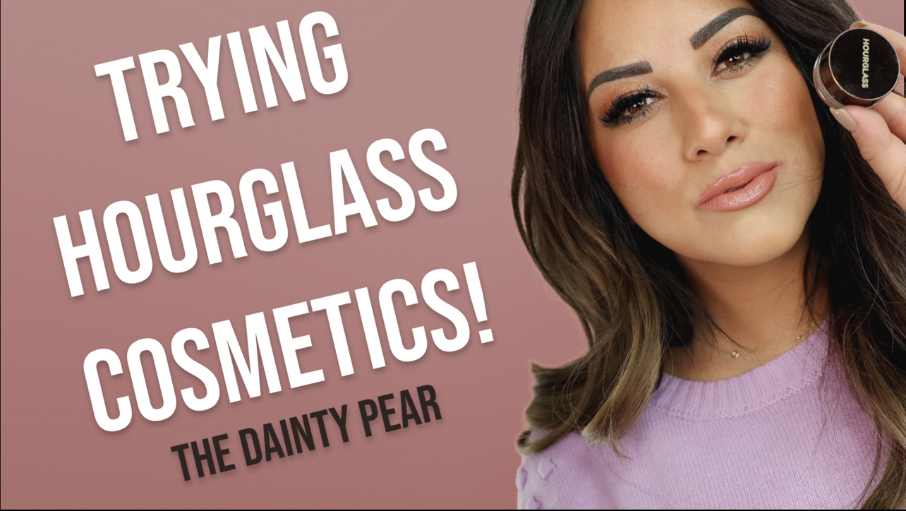 trying hourglass cosmetics with the dainty pear. www.twistmepretty.com